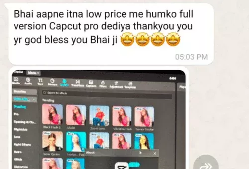 Happy customer review
